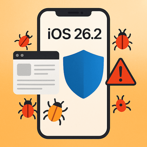 New Update: iOS 26.2 patches 20+ security flaws, including two exploited WebKit bugs